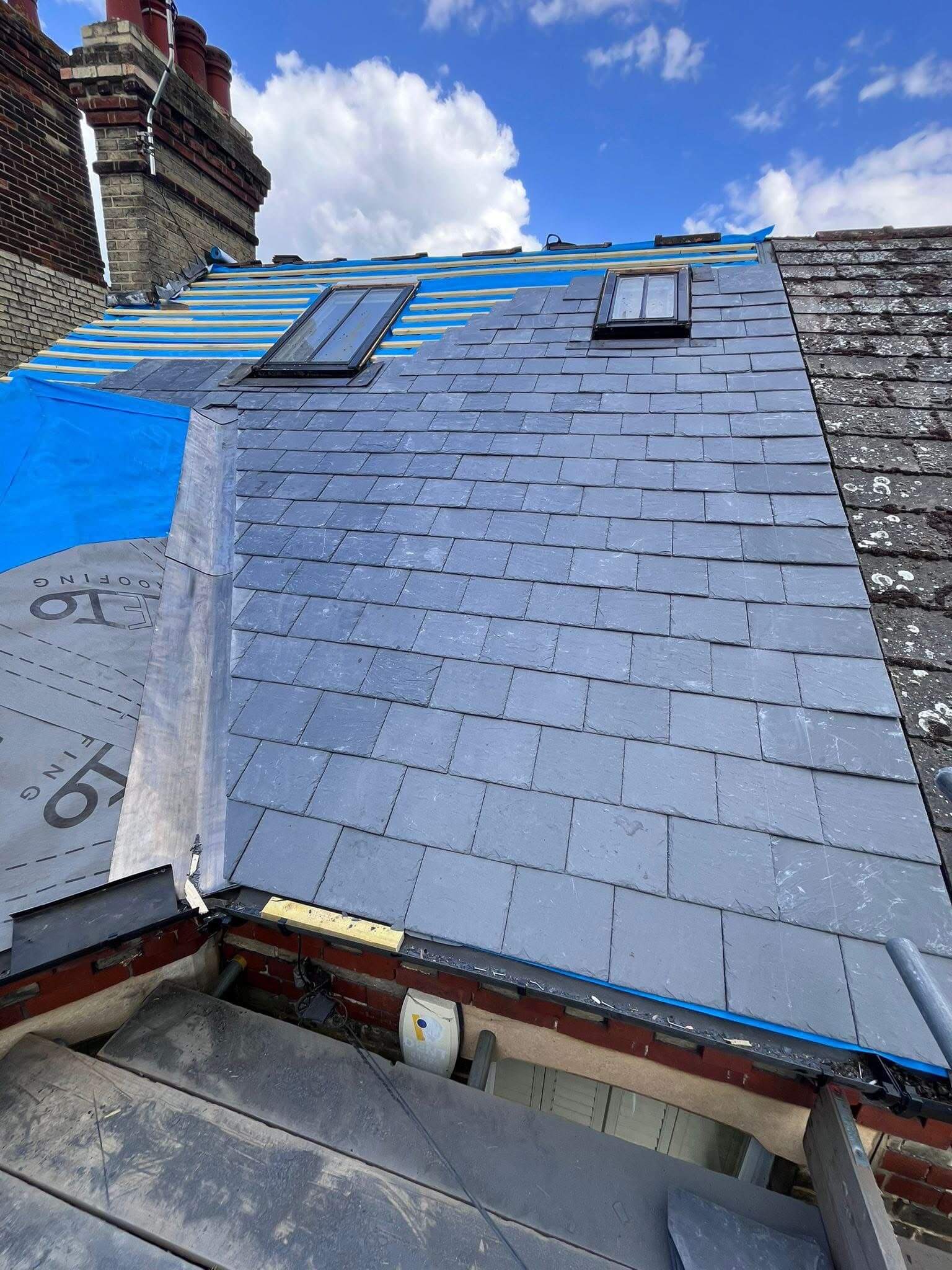 new slate roof