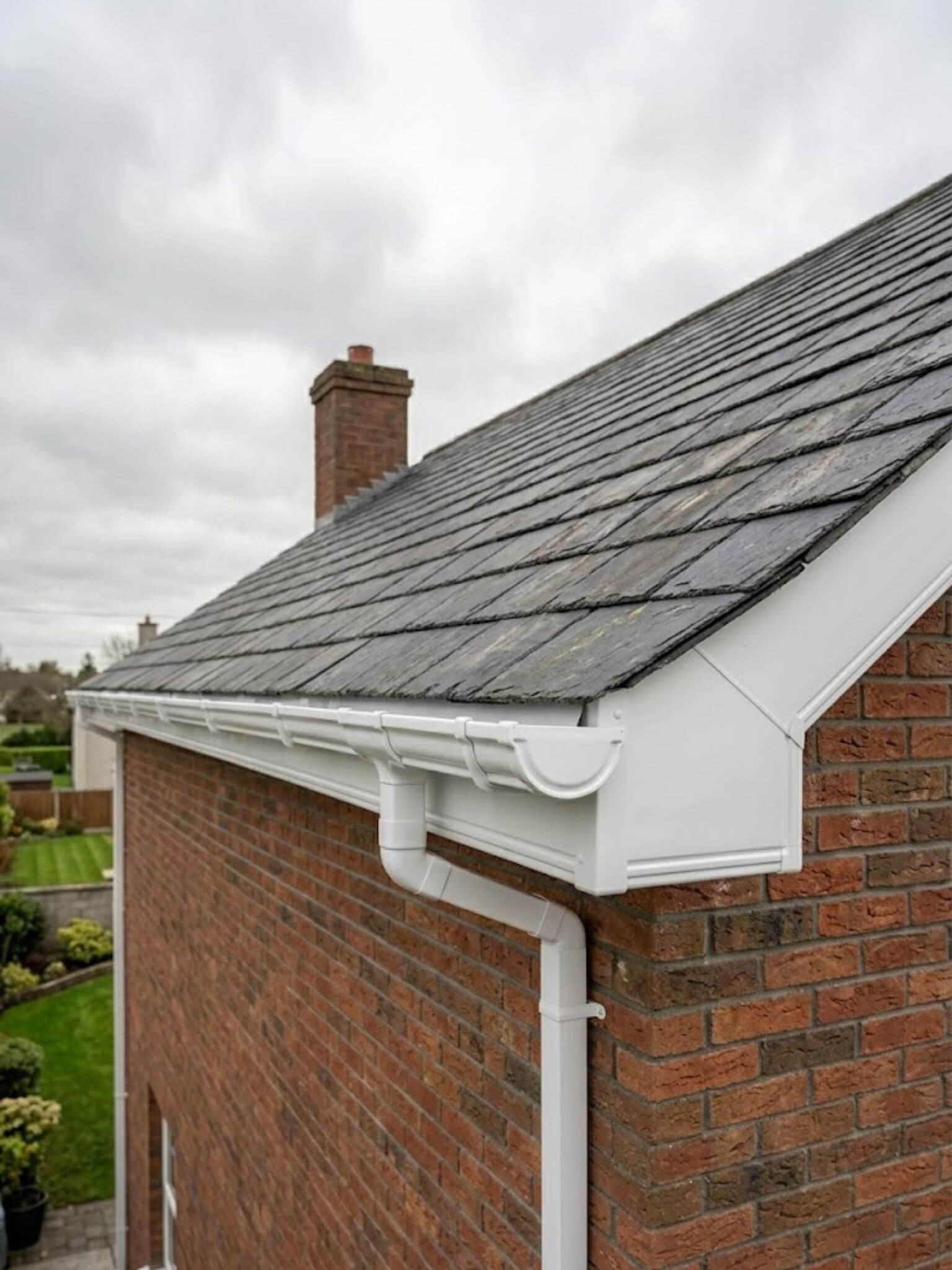 New gutters on house