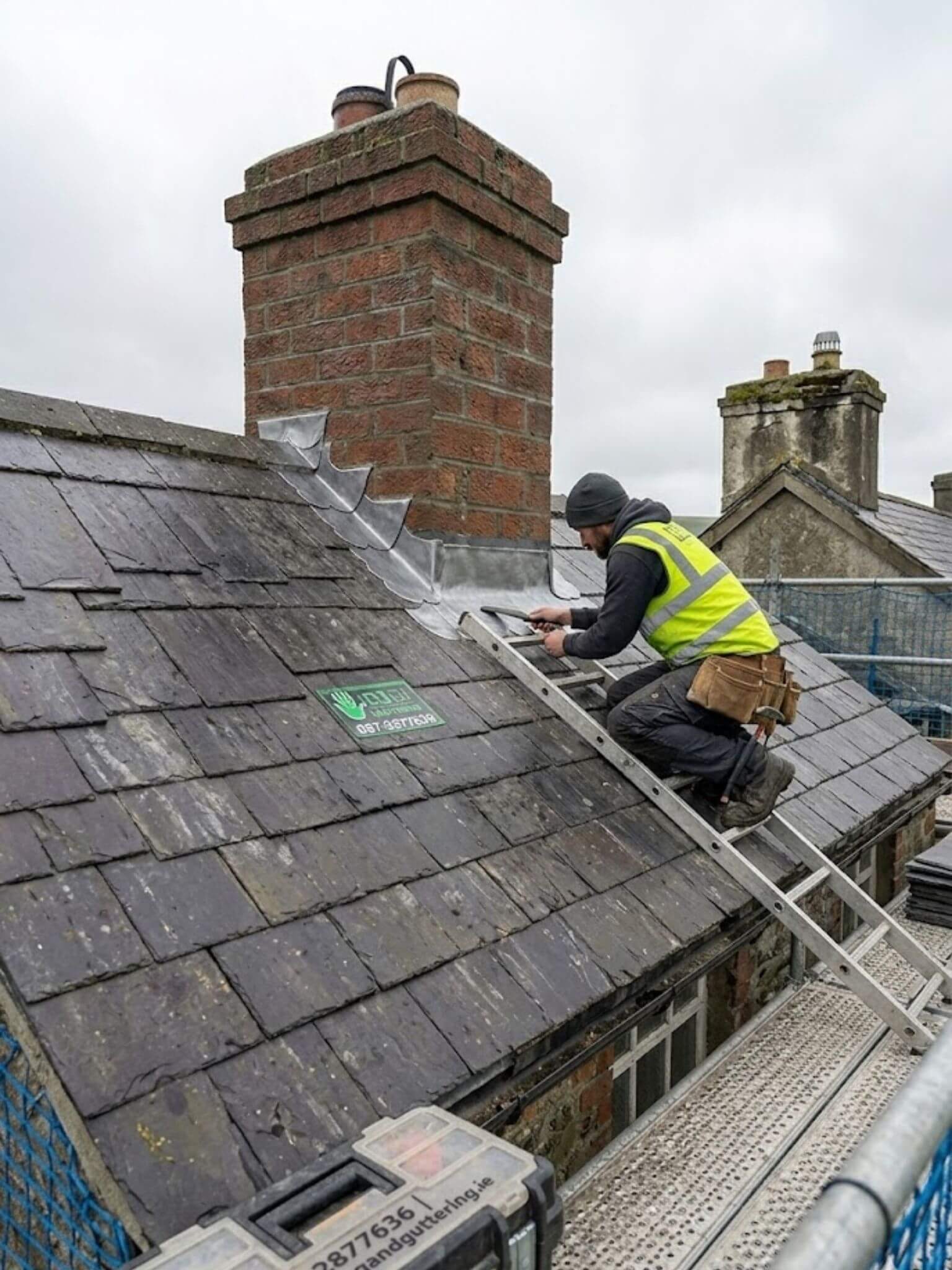 Repairing a chimney in wicklow